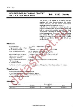 S-1111B18MC-NYDTFG datasheet  